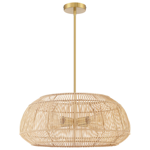 Bay Isle Home Tamil 4 Light Dimmable Geometric Chandelier & Reviews